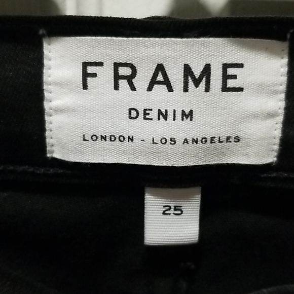 Frame Le High Skinny Crop raw edge jeans - Picture 3 of 7